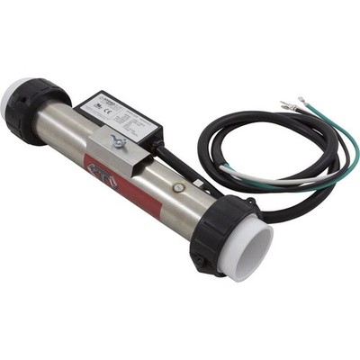 Heater, FloThru, Artic Spas Repl, 12''x2'', 4.0kW, 230v, w/ Cord, Gen