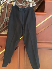 Brooks Brothers Mens Classic fit Dress Pants 32 / 30black colory Solid Stretch