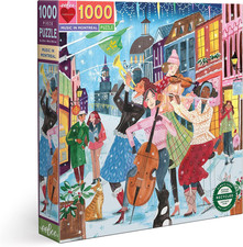 1000 Piece Puzzle - Music in Montreal Jigsaw Puzzle for Adults, Square 23" x 23"