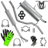 SchalldäMpferset Auspuff FüR Peugeot 307 1 I Kombi 1.4 (2003-2008)