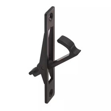 Pocket Door Edge Flush Mortise Pull Handle Bronze Single Pack