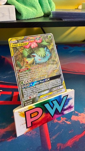 Venusaur & Snivy GX SM229 Sm Holo NM