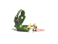 Mighty Max Mini Playset Horror Heads KRONOSAUR Head w CAVEMAN Bluebird 1993