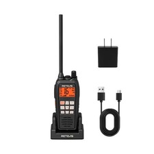 Retevis RM15 Marine Radio 6W, IP68 Floating VHF Radio Handheld, Dual-Way Nois...
