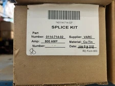 NEW ALLEN BRADLEY 800A SPLICE KIT COPPER TIN PLATED 40114-714-02