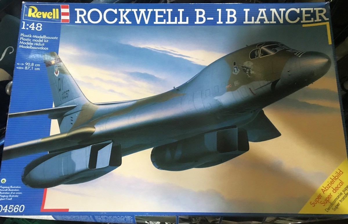 Revell Rockwell B-1B Lancer 1:48 Model Kit # 04560 Factory Sealed