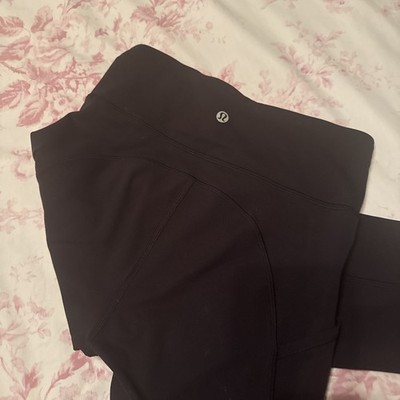 Excellent Condition. lululemon Women's Burnt maroon High Rise Leggings Size 4