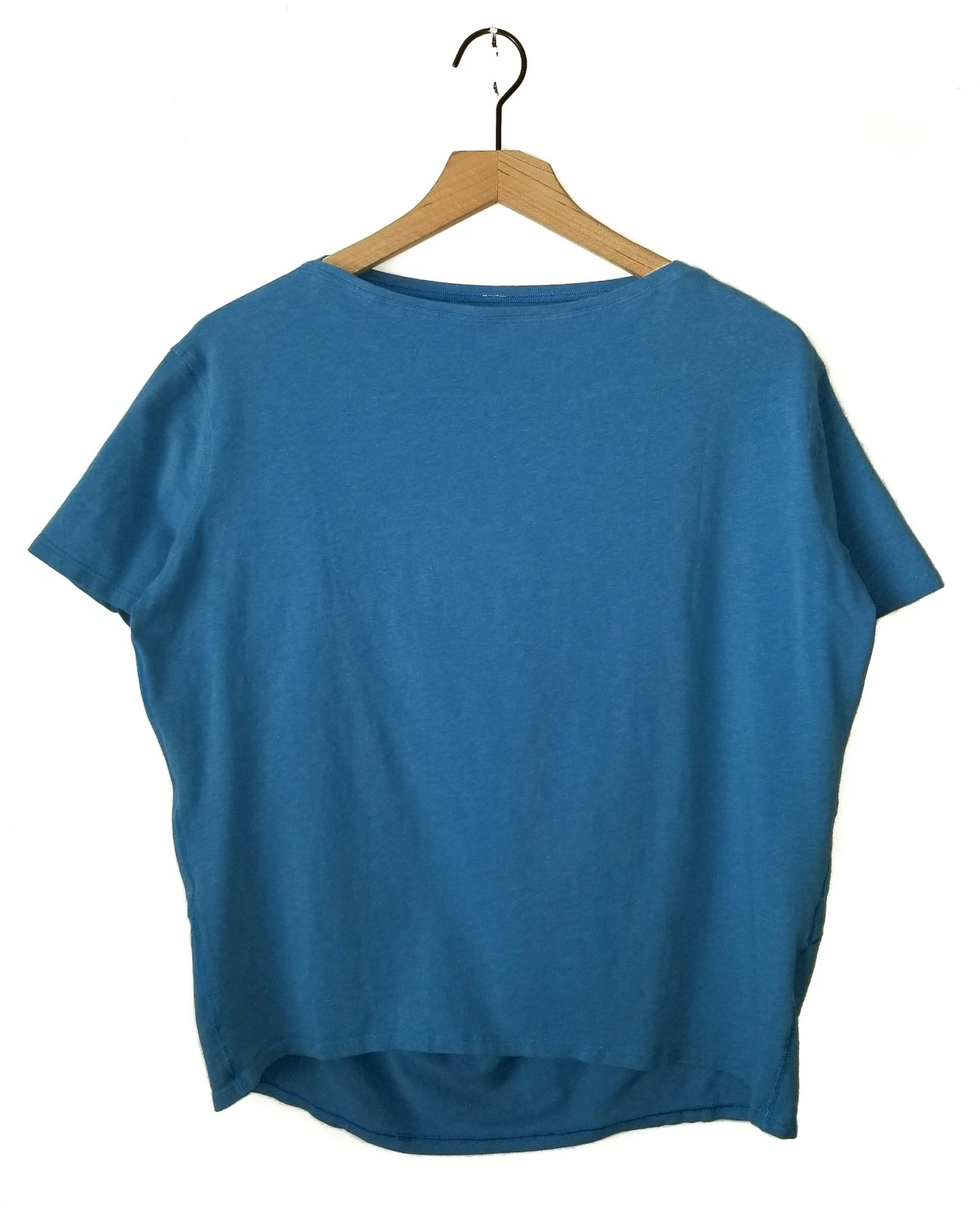 Lululemon Back In Action Shirt Heathered Poolside Short Sleeve Pima Cotton Sz 8
Opens in a new windo