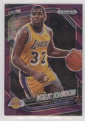 2024-25 Panini Prizm Black Legends Purple Ice 148/149 Magic Johnson #268 HOF hs9