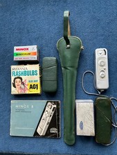 Minox B und Originalzubehör incl. Lederetuis...