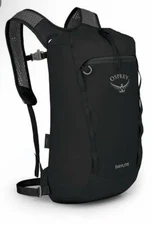 Osprey Daylite Cinch Black Everyday Travel Hiking 915 cu in Backpack NWT