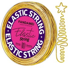 Gold Metallic Elastic String 1.2mm Stretch Cord for Jewelry Crafts  DIY Proje