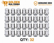 32 Chevy Silverado Suburban Tahoe Avalanche Factory Oem Chrome 14x1.5 Lug Nuts