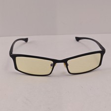 Gunnar Phenom Onyx Eyewear Gaming Computer Glasses 55-18-134 Black Frame Yellow