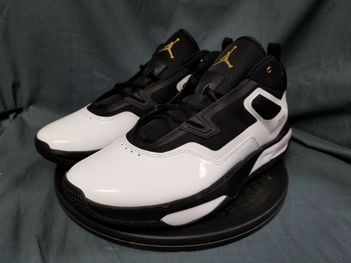 Jordan Stay Loyal 3 Black White Metallic Gold Men's Size 12 NEW NO