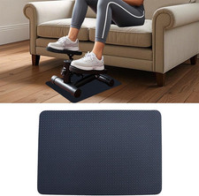 Double-Sided Non Slip Mat for Stepper Exercise Machine under Desk Mini Ellipti