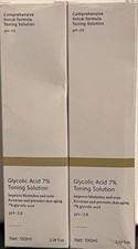 2-Glycolic Acid 7 Toning Solution Reverses Skin Aging 3.38 oz 100ml Free Ship