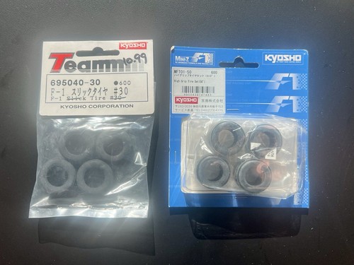 Kyosho Mini Z F1 Tires, Slick #30 and High Grip 50°