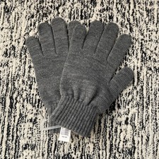 Gap Mens Knit Glove - Gray - One Size - NWT