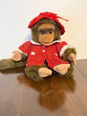 Senario Kobi Oki Monkey Plush Interactive Chimpanzee Tested WORKS