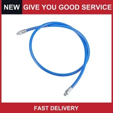 Universal 1/8" NPT Trailer Flex Grease Gun Flex Hose Extension Blue Pack of 1