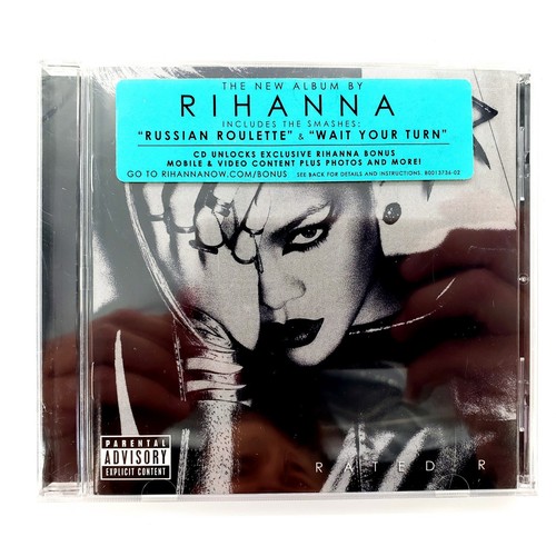 Rated R by Rihanna (CD, 2009) Brand New Factory Sealed