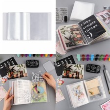 A6 Clear Sticker Photo Storage Album Cutting Dies Stamp Storage Organizer Folder