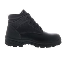 Avenger Builder Econ Mid- Steel Toe EH SR Mens Black Wide Work Boots