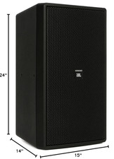 JBL Control 29AV-1 Indoor/Outdoor Monitor Speaker, Black