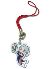 Haikyu - Koshi Sugawara Metal Cell Phone Charm