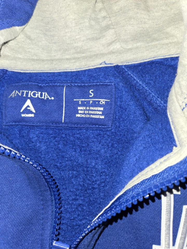 Толстовка женская LA Dodgers маленькая синяя на молнии - Изображение 2 из 3