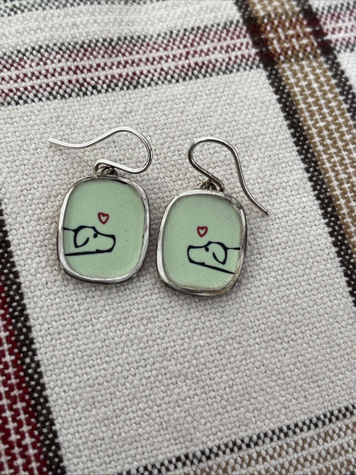 Mark Poulin Sterling Silver Pointer Dog Earrings … - image 2