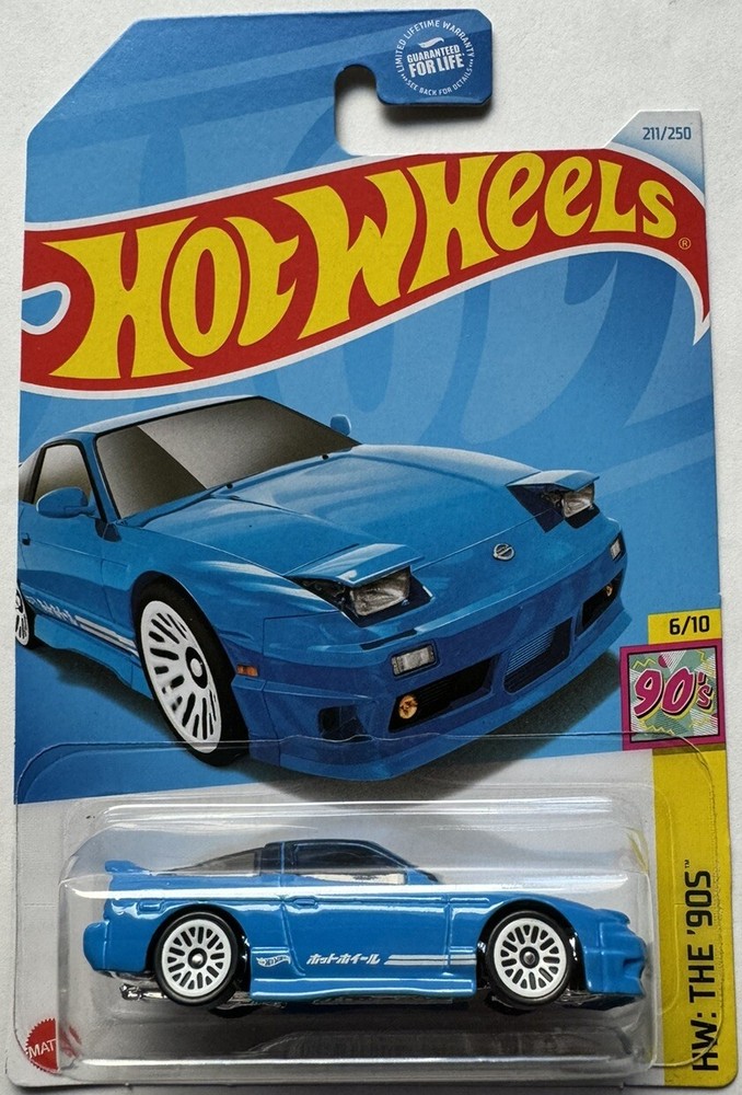 2024 Hot Wheels HW The 90s 1996 Nissan 180SX Type X 211/250 Limited