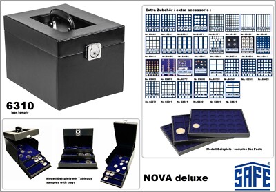 Für zauberhafte Gastgeber Münzkassette-Combi-Nova-deluxe-72-eckige-Fächer-33-34-mm