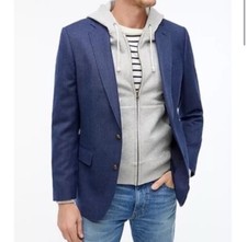 J. CREW THOMPSON SLIM FIT UNIVERSITY BLAZER in Blue Size 36 R NWT 398 AZ239