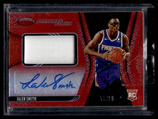 2020-21 CERTIFIED FRESHMAN FABRIC SIGNATURES RED #31 JALEN SMITH #ED /99 RELIC