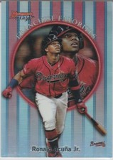 RONALD ACUÑA Jr. Franchise Favorites BEST REFRACTOR INSERT Baseball Card BRAVES