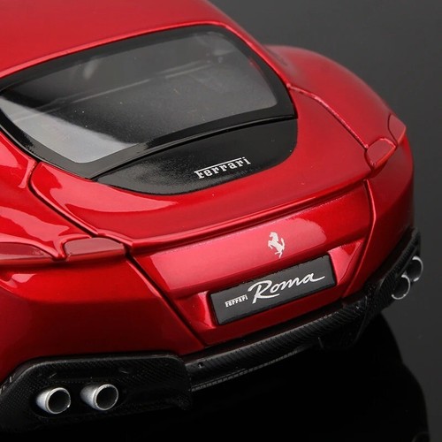 Ferrari Roma Rosso l Auto da Collezione e Modellino Auto - 1:24 Pressofuso, Suoni e Luci - Foto 3 di 6