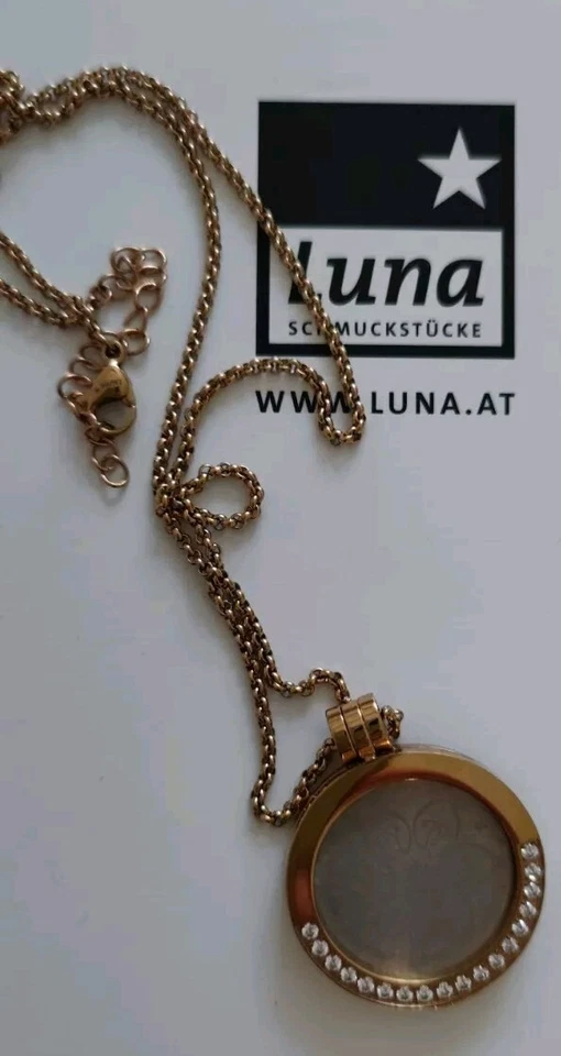 Luna Schmuck,Kette mit auswechselbarem Coin-Anhänger und Coin,Top Zustand - Bild 4 von 4