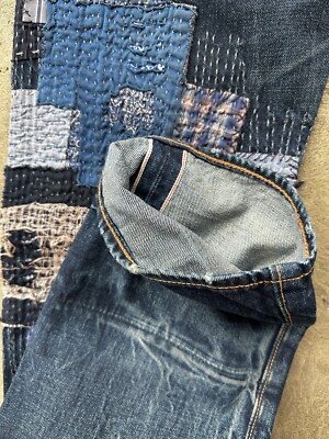 Levi’s 501 襤褸　刺し子　リーバイス　セルビッチデニム　BORO Levi's 501 襤褸 刺し子 リーバイス セルビッチデニム BORO