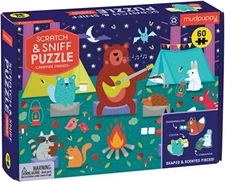 Mudpuppy Campfire Friends Scratch and Sniff Puzzle from.. BOARD GAMES 2021