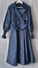 Miss Sixty Women Size Uk S Archibald Denim Coat.