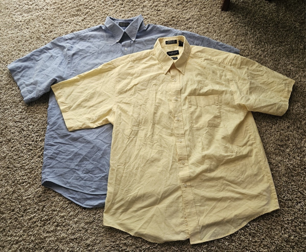 van heusen mens dress shirts short sleeve Amazon.com: Van Heusen Men's Dress Shirt Short Sleeve Slim Fit Poplin : Clothing, Shoes & Jewelry