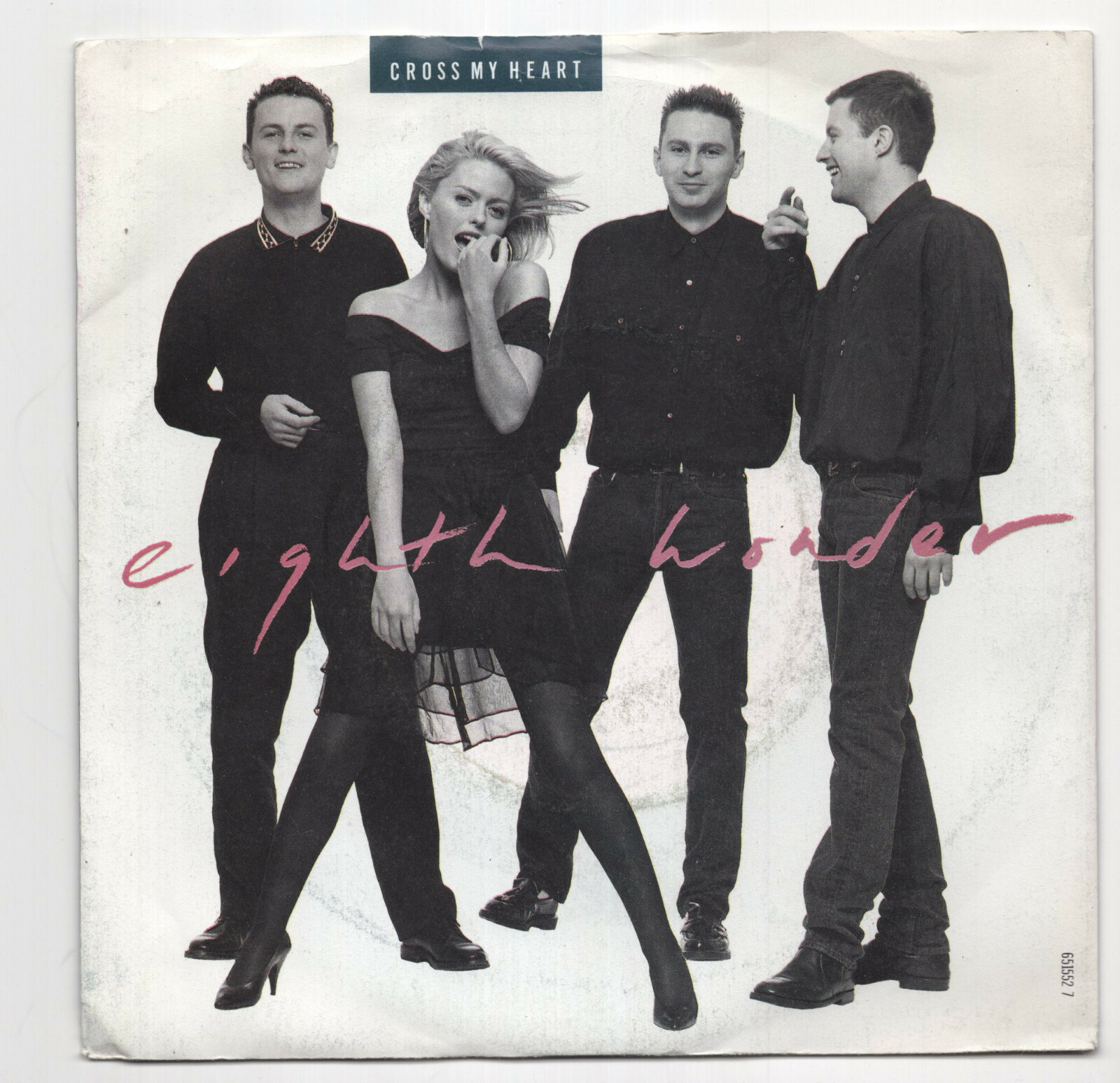 (U207) Eighth Wonder, Cross My Heart - 1988 - 7 inch vinyl