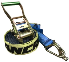 100x ANCRA (50MM X 9M X 2500KG) Heavy Duty Ratchet Strap Tie Down Trucking *NEW*