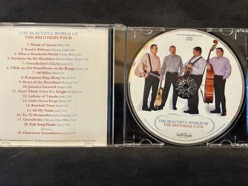 THE BEAUTFUL WORLD OF THE BROTHERS FOUR - CD - LIKE NEW *RARE* - Imagen 3 de 3