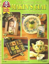 Get Rolling Makin's Clay No Bake Emily Dinsdale Techniques Color Blending New