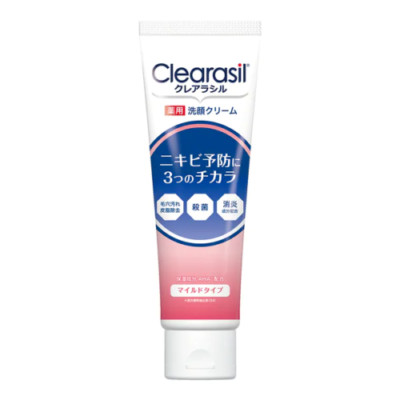 Clearasil Face Wash Cream Mild Type 120g Made in Japan