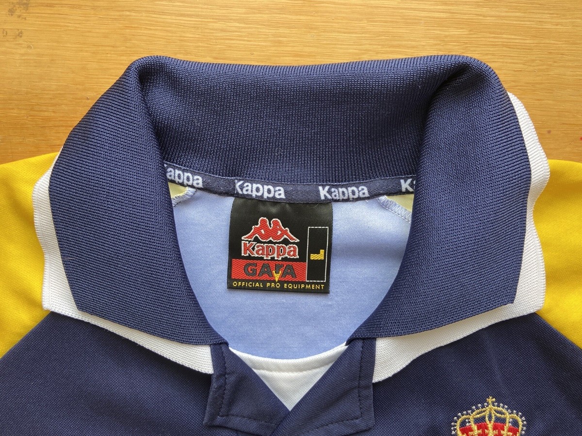 MONACO 1998 1999 AWAY FOOTBALL SHIRT SOCCER KAPPA sz L MEN VINTAGE