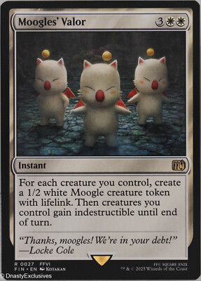 MTG: FINAL FANTASY   Moogles' Valor   Regular